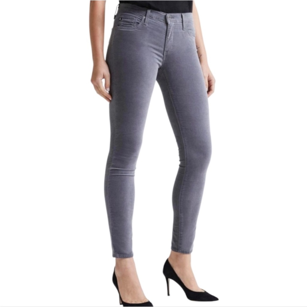 AG Adriano Goldschmied Charcoal Ankle Jeans Sz 27